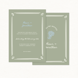 Fleur Main Invitation