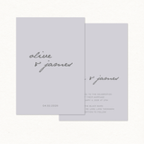 Olive Main Invitation