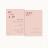Rose Details & RSVP Card