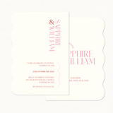 Sapphire Main Invitation