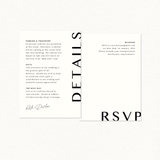 Vera Details & RSVP Card