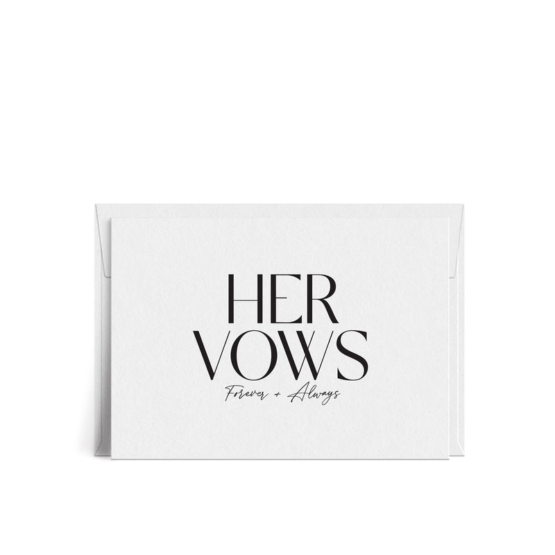 Her Vows Card