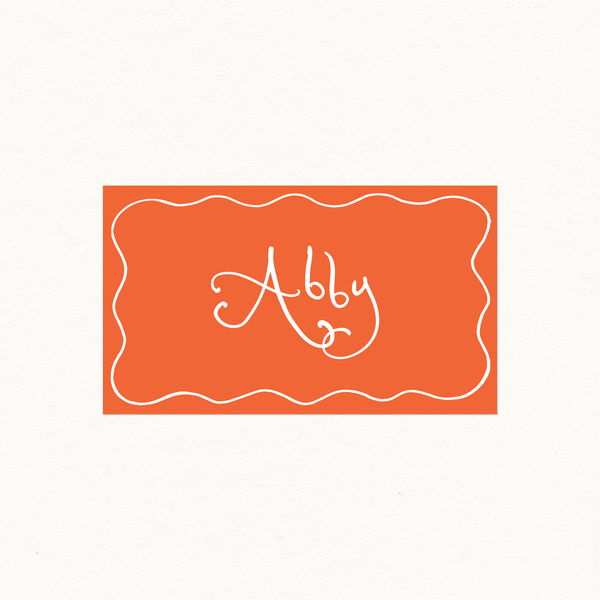 Abby Place Card