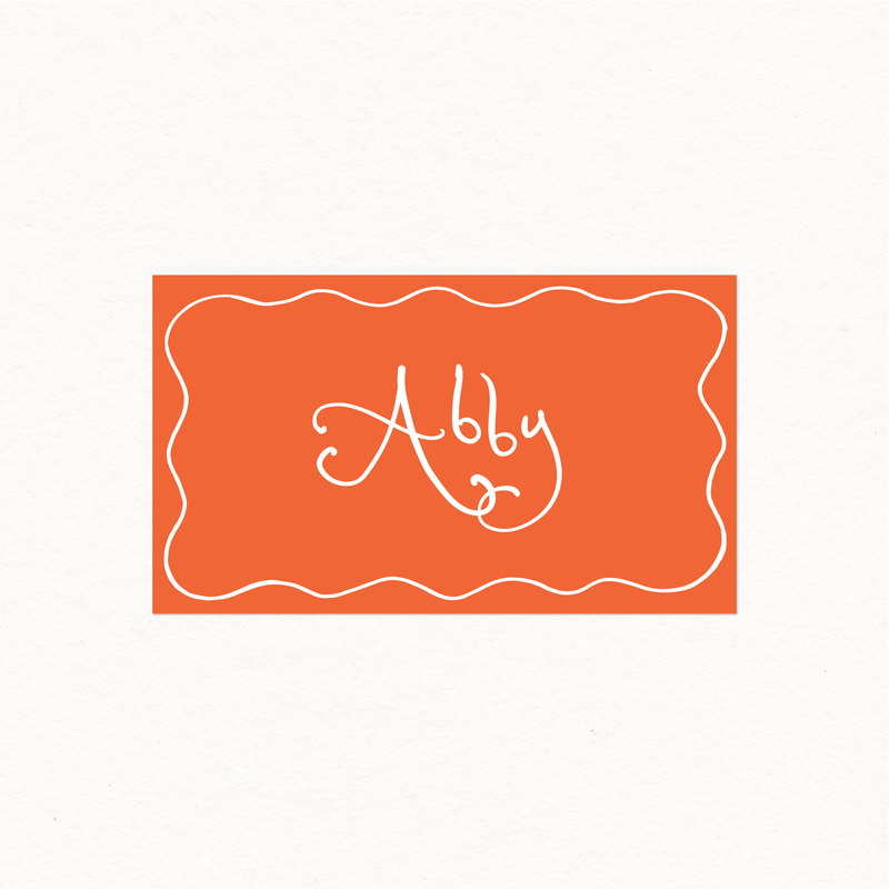 Abby Place Card