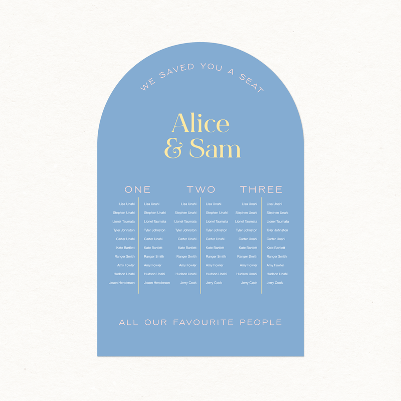 Alice Seating Chart