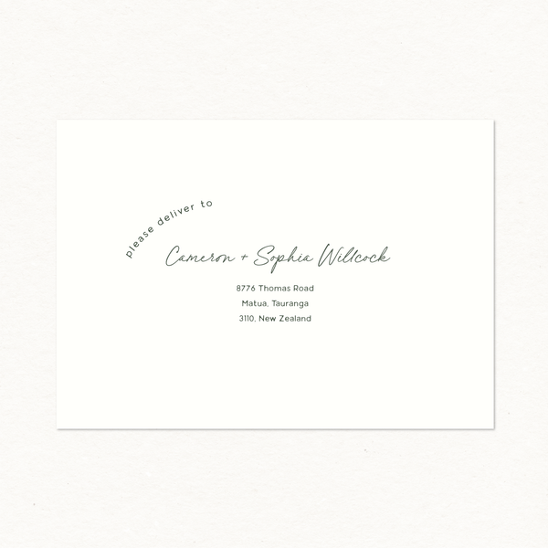 Anna Printed Envelope - Invitation Size