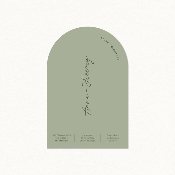 Anna Main Invitation