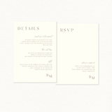 Bethany Details & RSVP Card