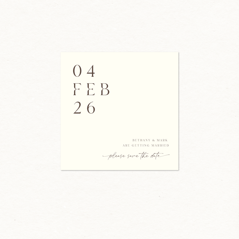 Bethany Save The Date