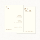 Bethany Main Invitation