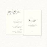 Brittany Details & RSVP Card