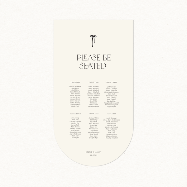 Celine Seating Chart