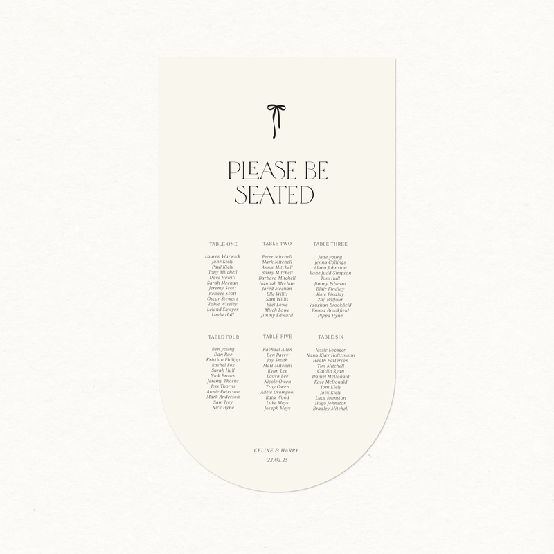 Celine Seating Chart