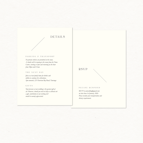 Ella Details & RSVP Card