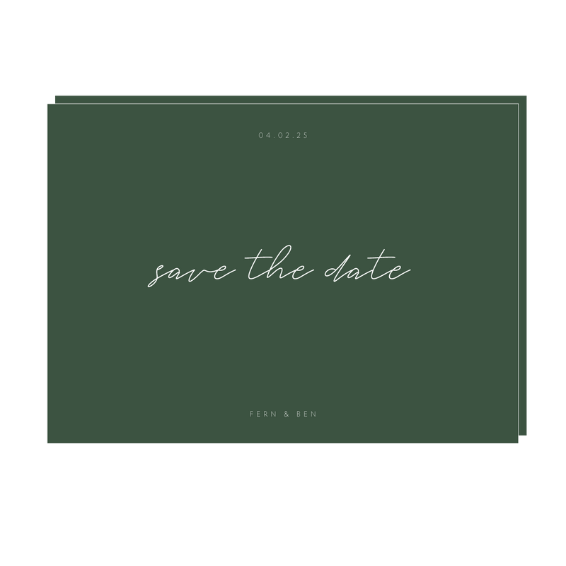 Fern Save The Date