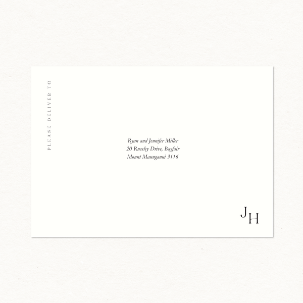 Jane Printed Envelope - Invitation Size
