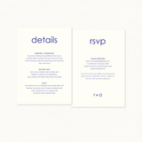 Ruby Details & RSVP Card