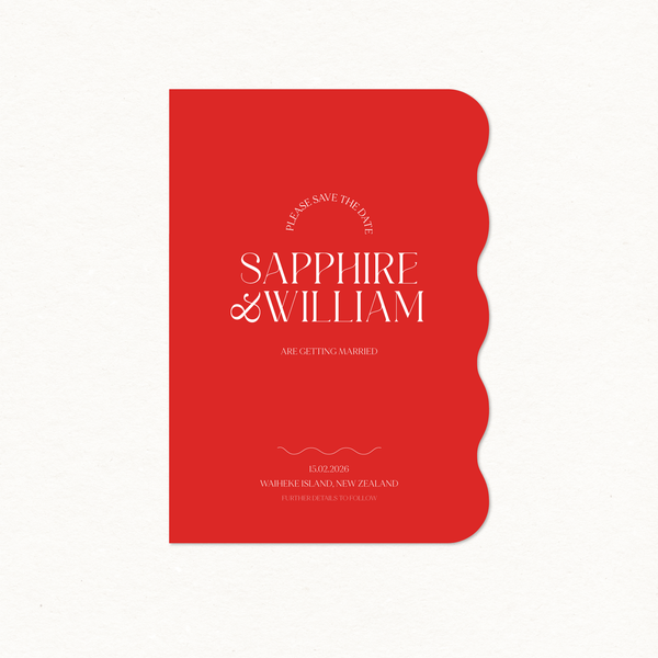 Sapphire Save The Date
