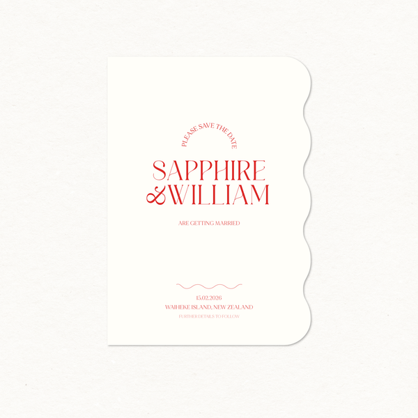 Sapphire Save The Date