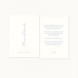 Sarah Details & RSVP Card