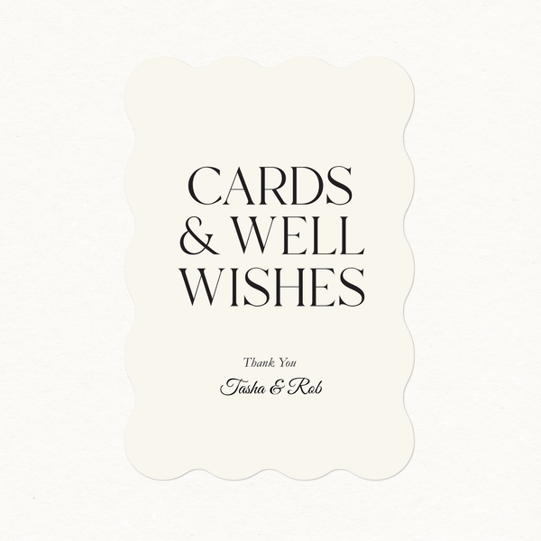 Tasha Cards & Gifts Sign