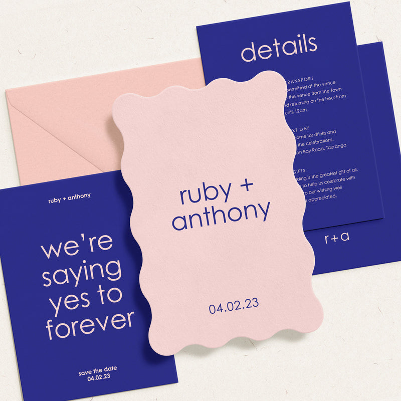 Ruby Invitation Set