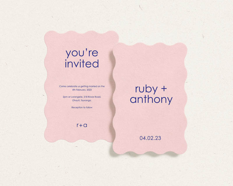 Ruby Invitation Set